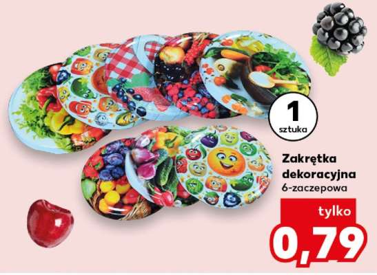 Zakrętka dekoracyjna 6-zaczepowa