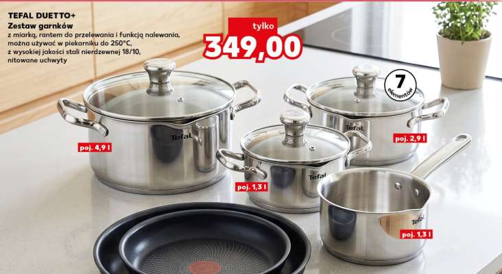 TEFAL DUETTO+ Zestaw garnków