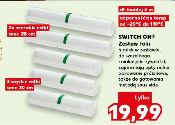 SWITCH ON® Zestaw folii