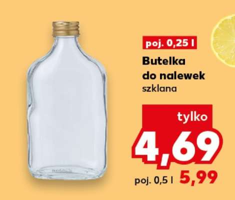 Butelka do nalewek szklana
