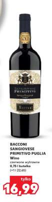 BACCONI SANGIOVESE PRIMITIVO PUGLIA