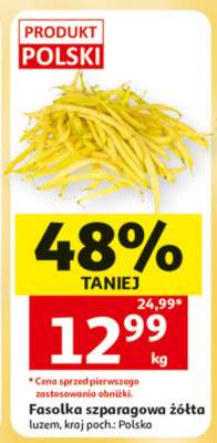 Fasolka szparagowa żółta