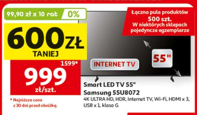 Smart LED TV 55"