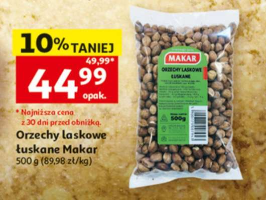 Orzechy laskowe łuskane Makar