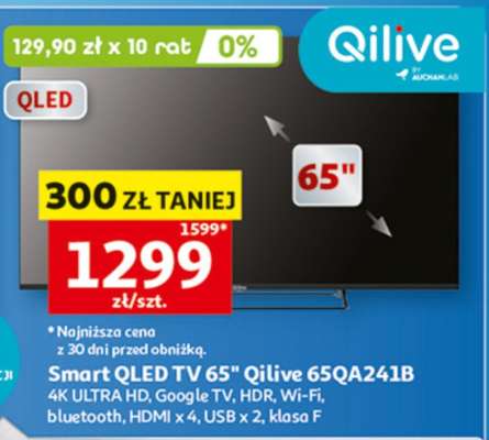 Smart QLED TV 65" Qilive 65QA241B