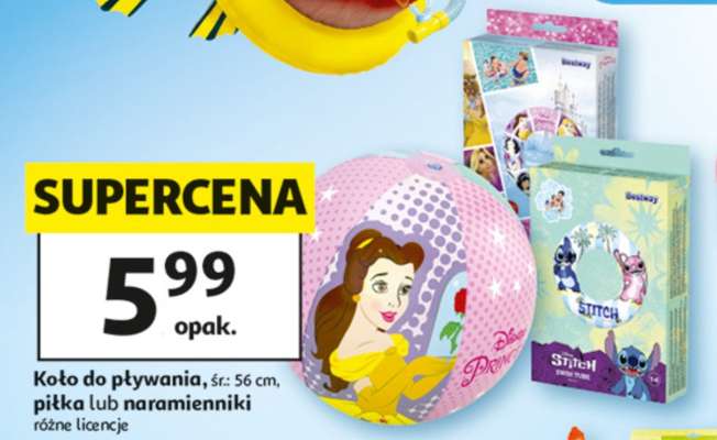 Koło do pływania, piłka lub naramienniki
