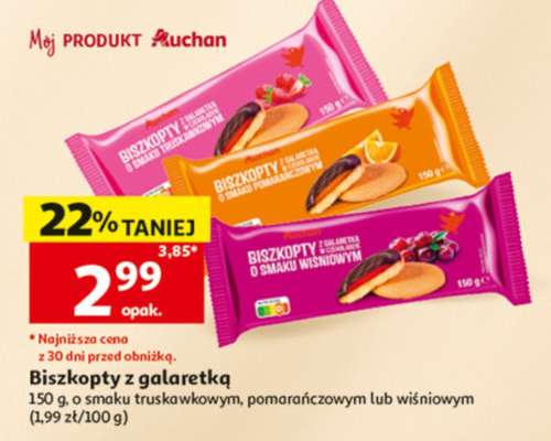 Biszkopty z galaretką