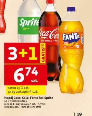 Napój Coca-Cola, Fanta lub Sprite