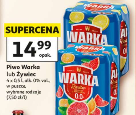 Piwo Warka lub Żywiec
