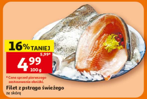 Filet z pstrąga świeżego