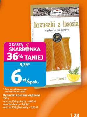 Brzuszki łososia wędzone