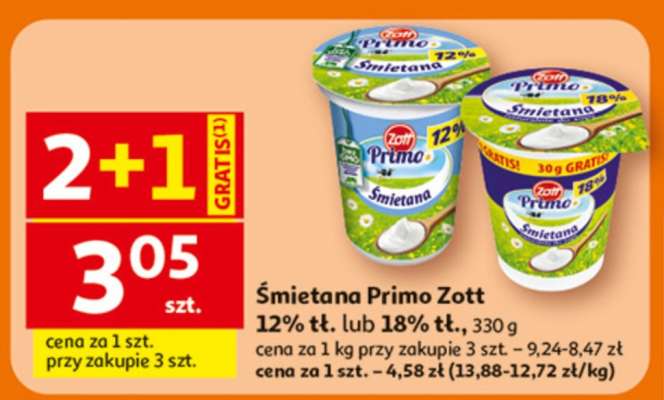 Śmietana PRIMO ZOTT