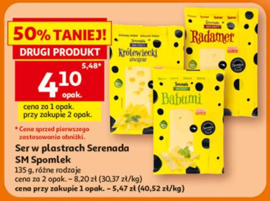 Ser w plastrach Serenada SM Spomlek