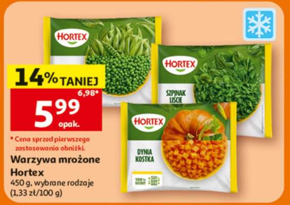 Warzywa mrożone Hortex