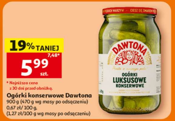 Ogórki konserwowe DAWTONA