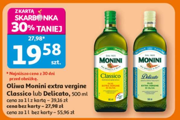 Oliwa Monini extra vergine Classico lub Delicato