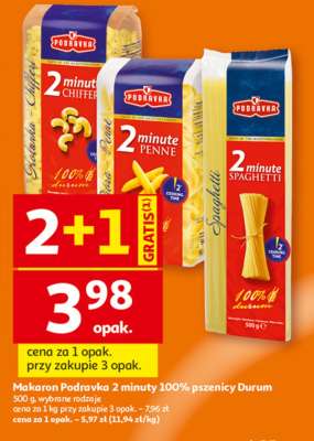 Makaron Podravka 2 minuty 100% pszenicy Durum