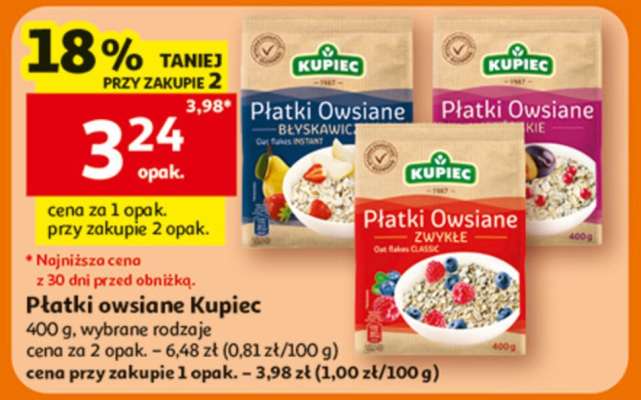 Płatki owsiane KUPIEC