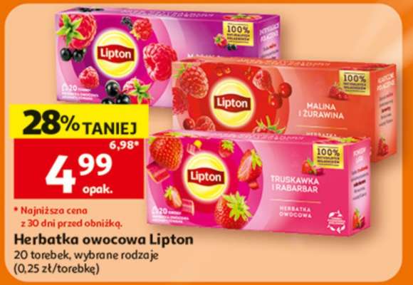 Herbatka owocowa Lipton