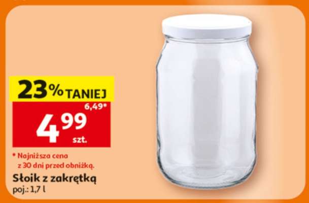Słoik z zakrętką
