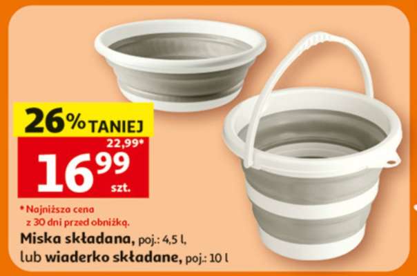Miska składana lub wiaderko składane