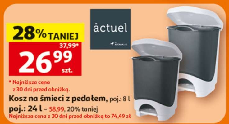 Kosz na śmieci z pedałem