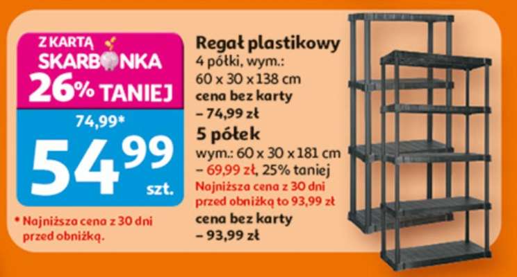 Regał plastikowy