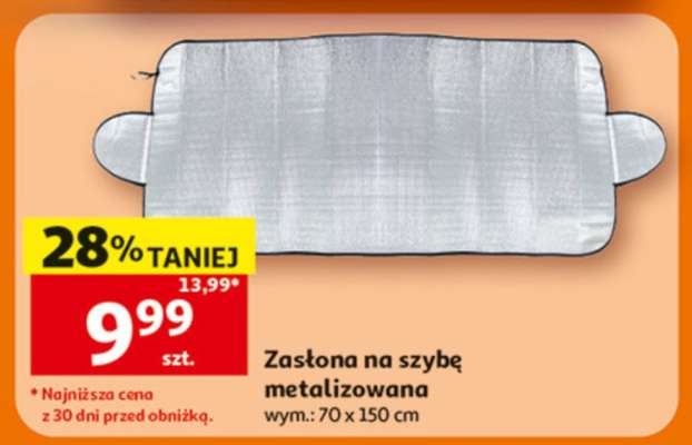 Zasłona na szybę metalizowana