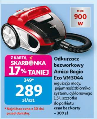 Odkurzacz bezworkowy Amica Bagio Eco VM3044