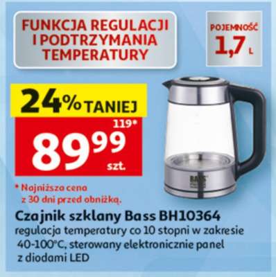 Czajnik szklany Bass BH10364