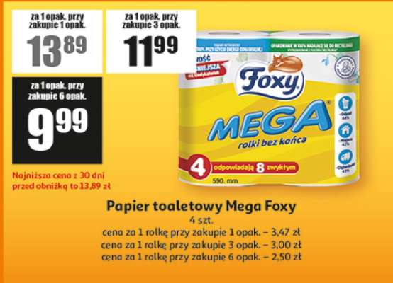 Papier toaletowy MEGA FOXY