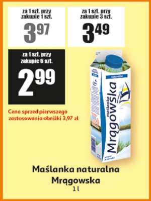 Maślanka naturalna MRĄGOWSKA