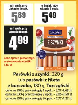 Parówki z szynki