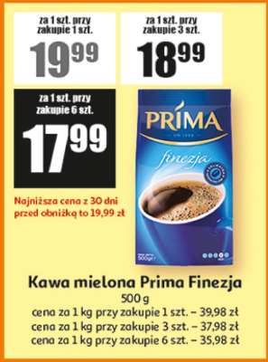 Kawa mielona Prima Finezja