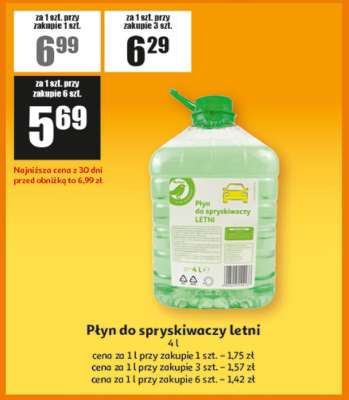 Płyn do spryskiwaczy letni