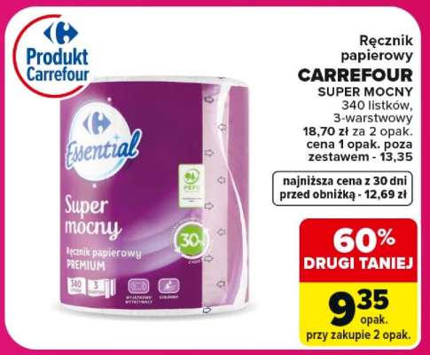Ręcznik papierowy CARREFOUR SUPER MOCNY