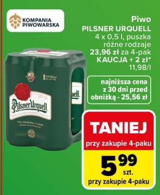 Piwo Pilsner Urquell