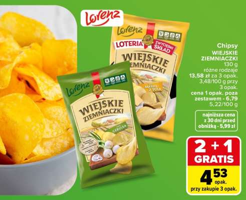 Chipsy Wiejskie Ziemniaczki