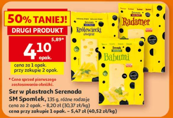 Ser w plastrach Serenada SM Spomlek