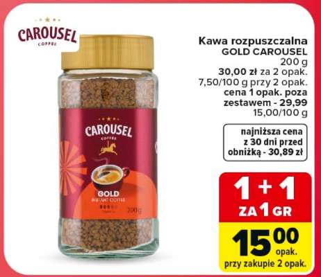 Kawa rozpuszczalna GOLD CAROUSEL