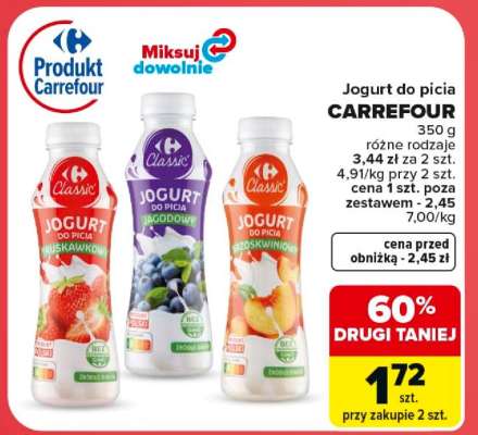 Jogurt do picia Carrefour