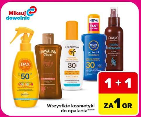 Wszystkie kosmetyki do opalania