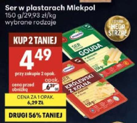 Ser w plastrach Mlekpol