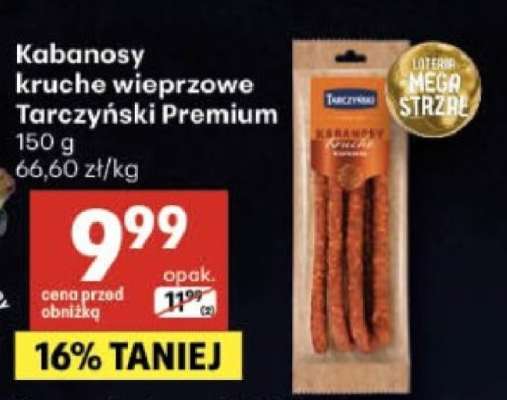 Kabanosy kruche wieprzowe Tarczyński Premium