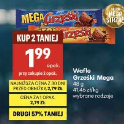 Wafle Grześki Mega