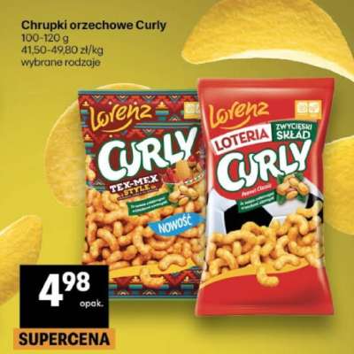 Chrupki orzechowe Curly