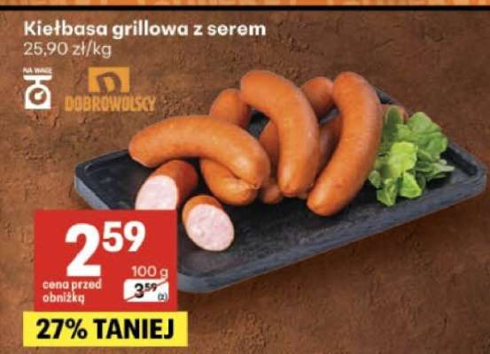 Kiełbasa grillowa z serem