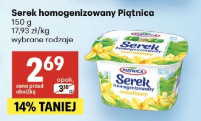 Serek homogenizowany PIĄTNICA