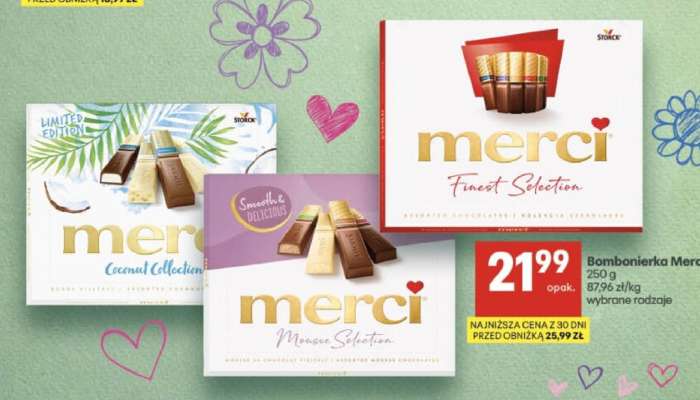 Bombonierka Merci
