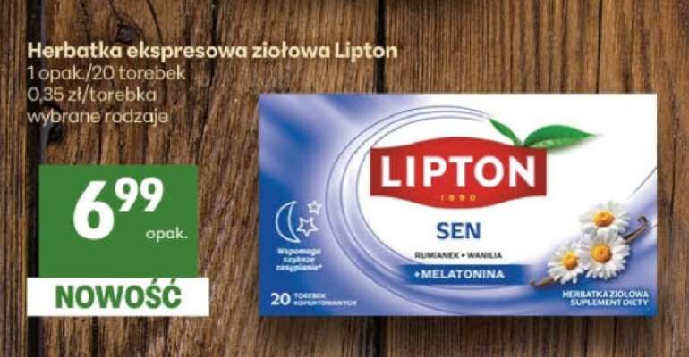 Herbatka ekspresowa ziołowa Lipton